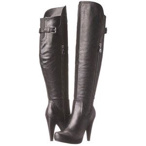 G by Guess Topaz Over the Knee Gray boots 9.5 (WILL SHIP WITHOUT THE BOX)